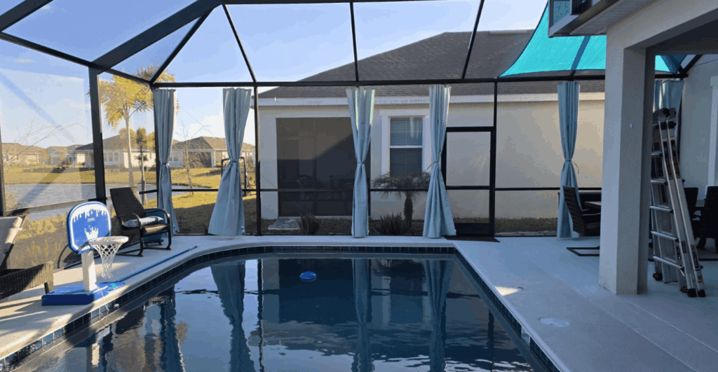 Orlando Custom Pool Drapes